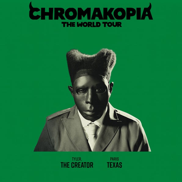 More Info for TYLER, THE CREATOR ANNOUNCES HIS “CHROMAKOPIA: THE WORLD TOUR” COMING TO KASEYA CENTER