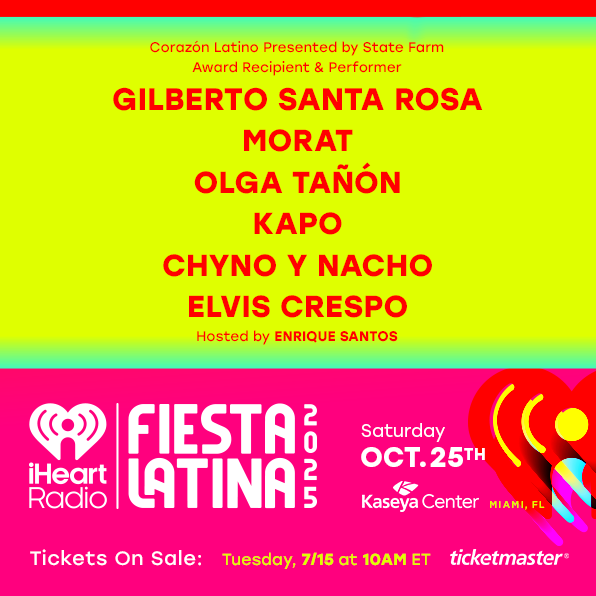More Info for iHEARTMEDIA ANNOUNCES RETURN OF “iHEARTRADIO FIESTA LATINA” TO KASEYA CENTER